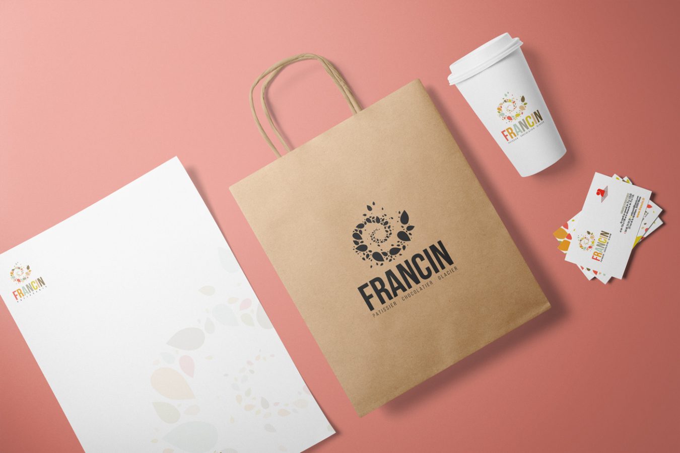 identite-patisserie-francin-Communication Nîmes