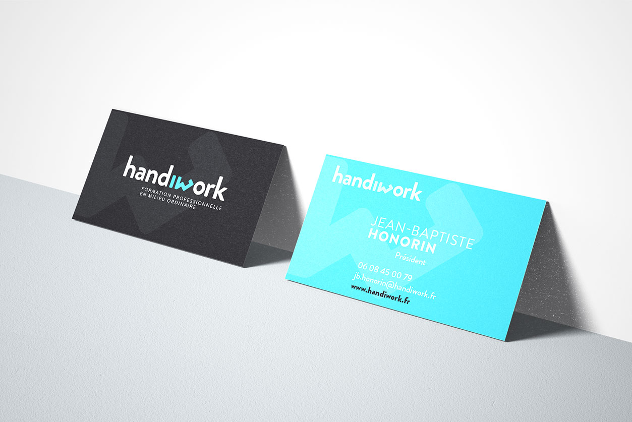 carte commerciale handiwork - agence de communication Nîmes
