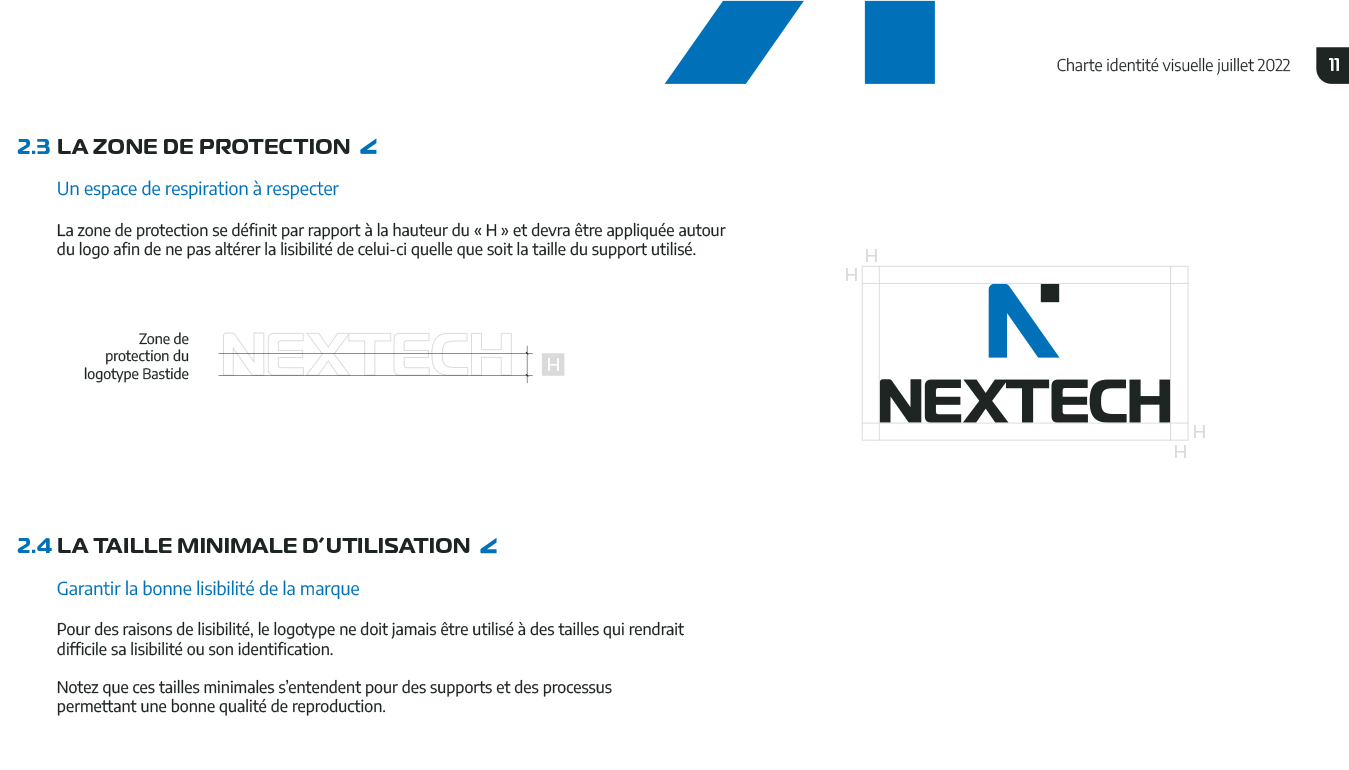 Charte graphique nextech 4 - Agence de communication Nimes