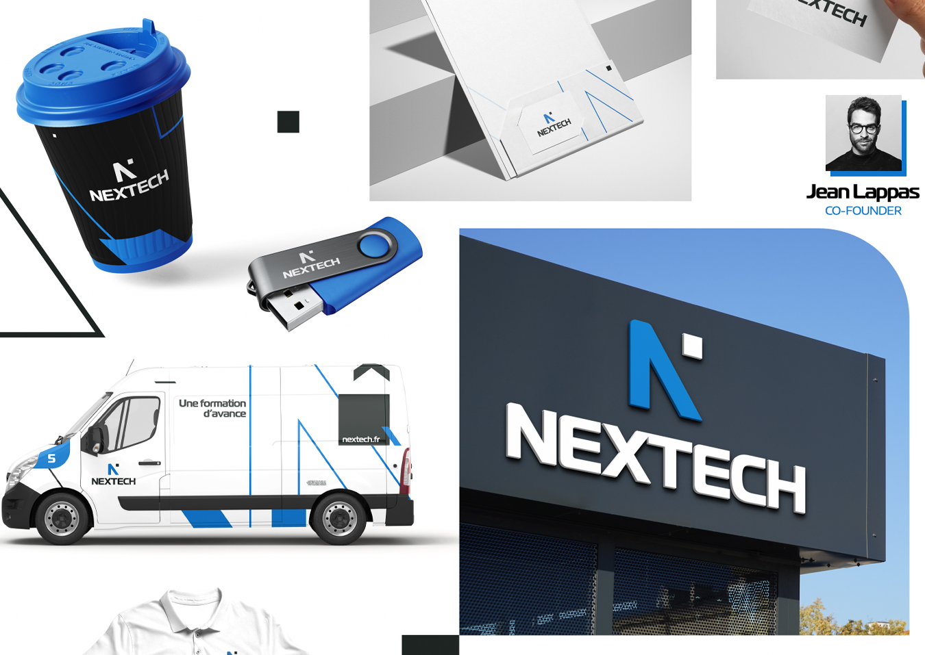 Moodboard nextech - Agence de communication Nîmes