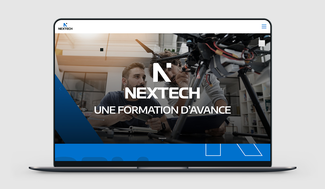Site web nextech - Agence web Nîmes