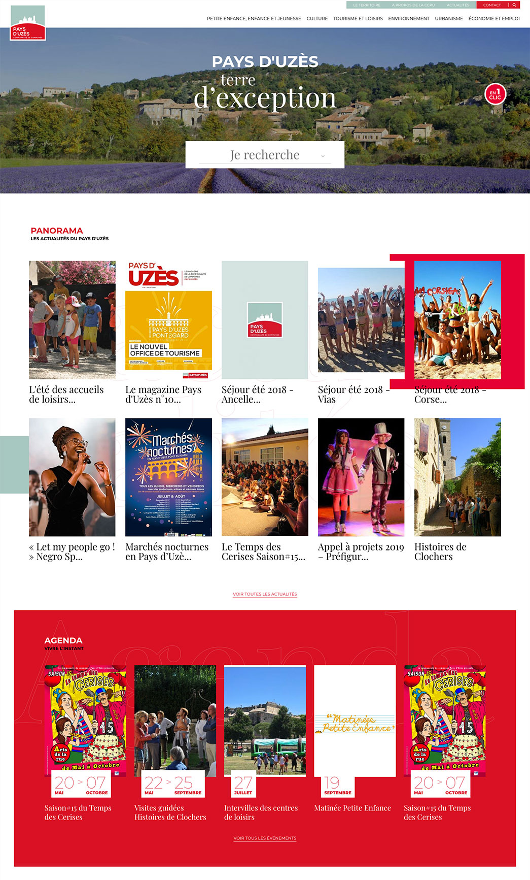 Communauté de Communes du Pays d'Uzès 3 - agence web Nîmes