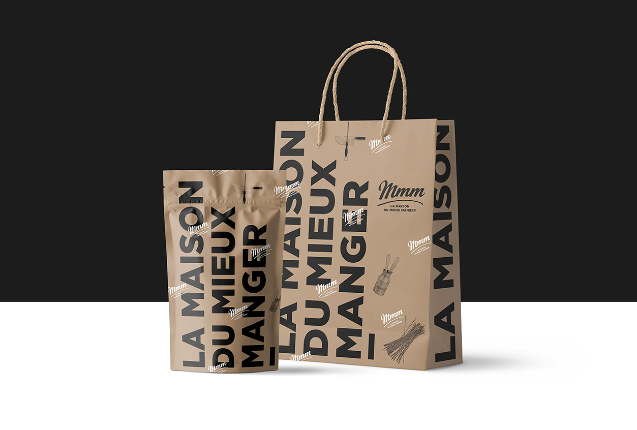 Packaging maison du mieux manger - Agence de communication Nîmes