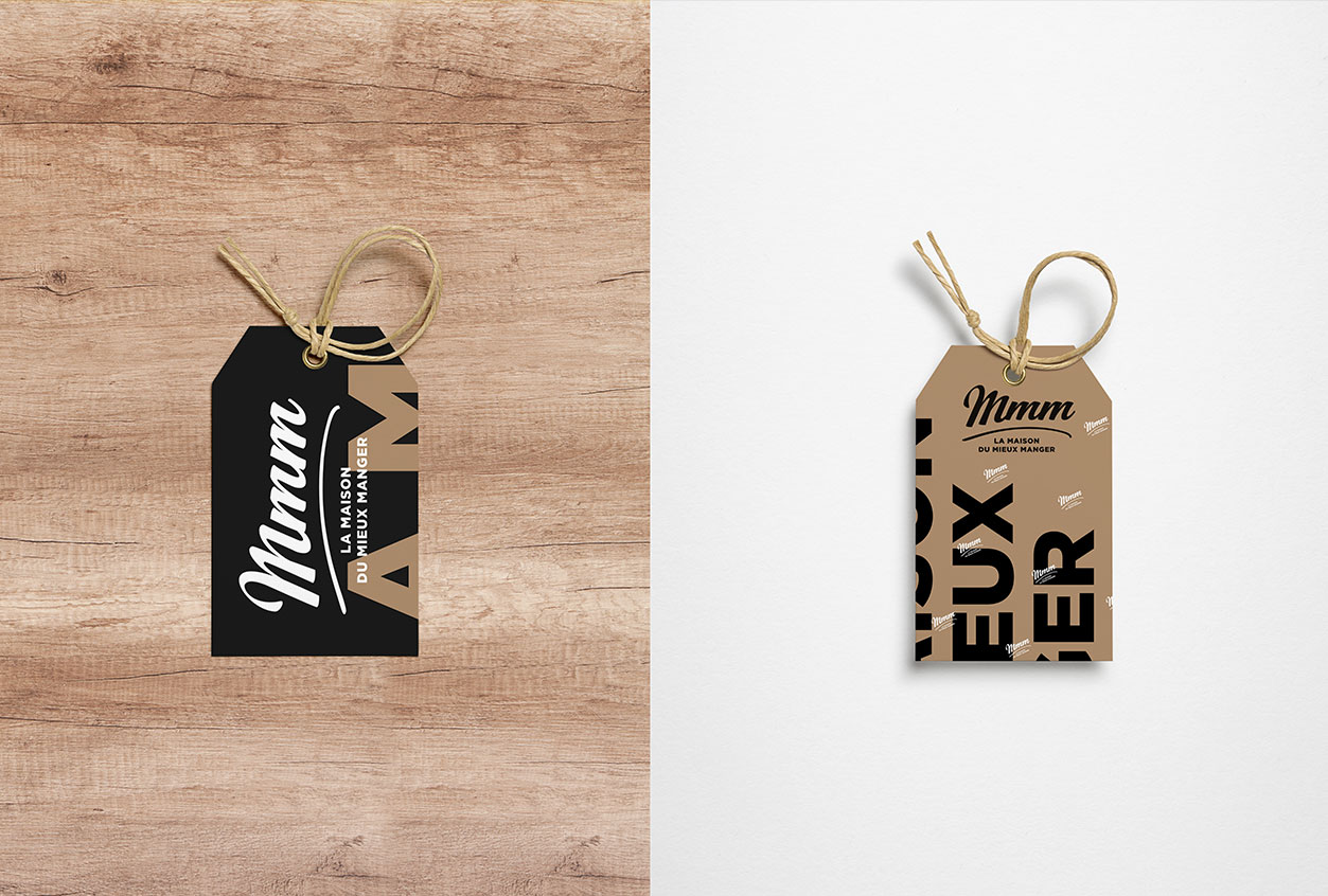 maison du mieux manger étiquettes - agence de communication Nîmes
