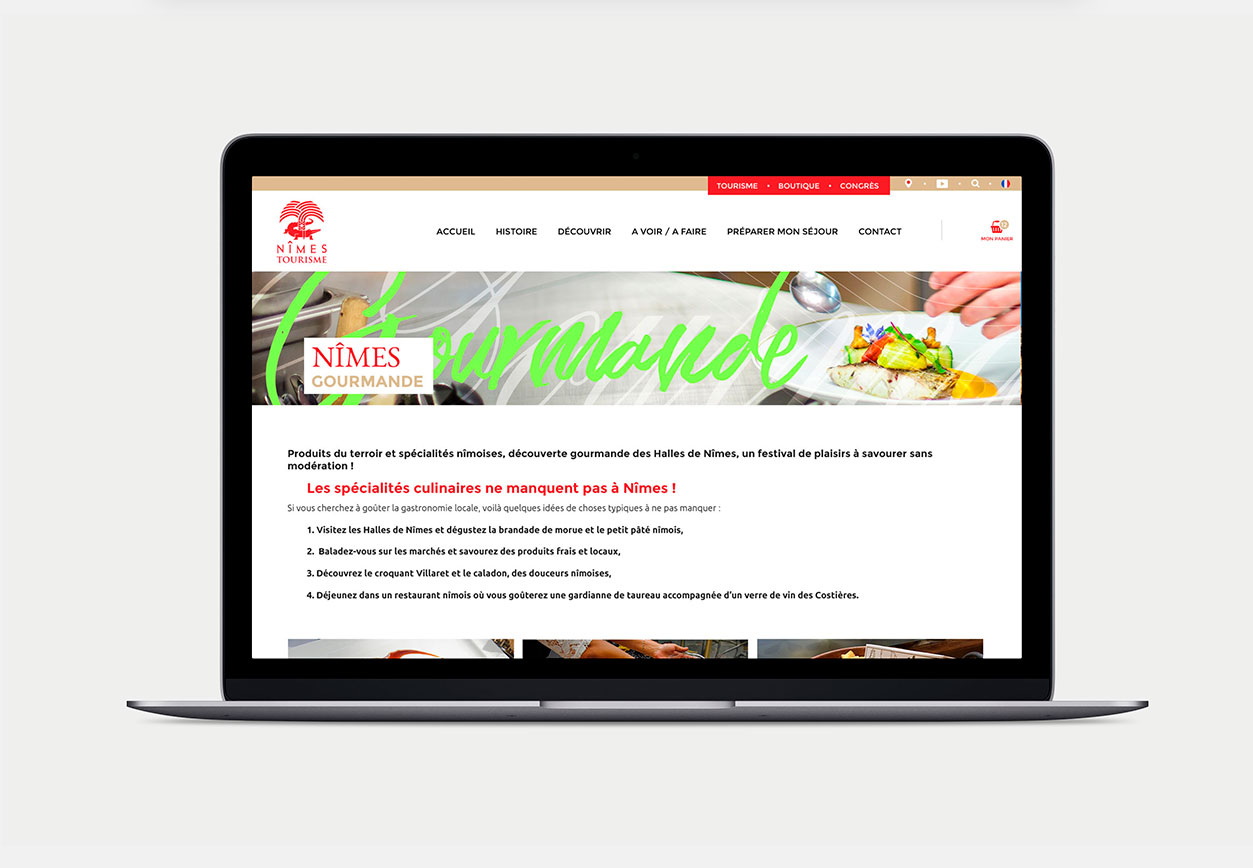 office de tourisme de Nîmes 4 - Agence de communication Nîmes