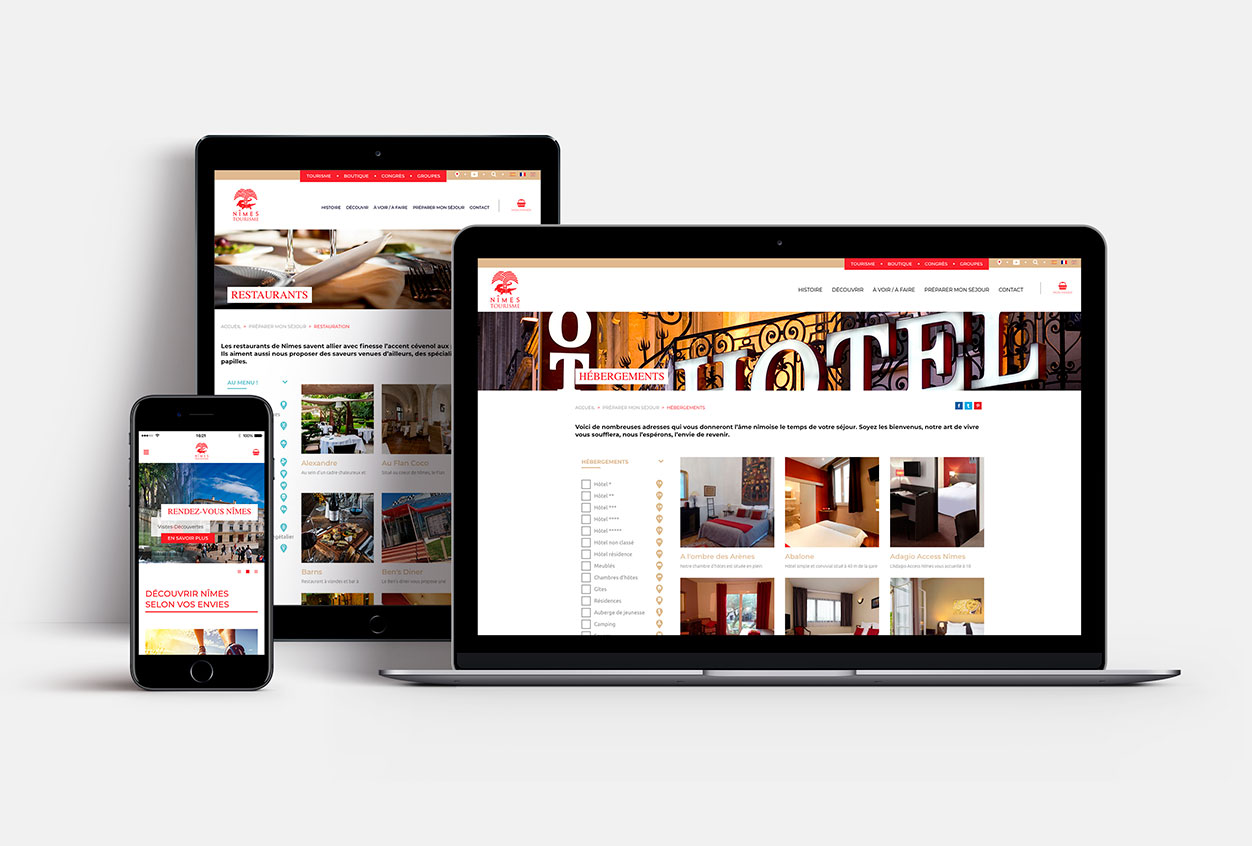 office de tourisme de Nîmes - Agence web Nîmes