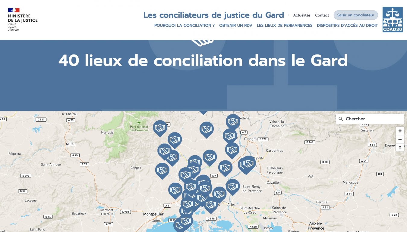 Lieux de conciliation dans le gard - Agence de communication Nîmes