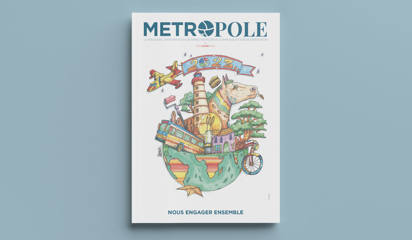 magazine Nîmes métropole 2 - Agence de communication Nîmes