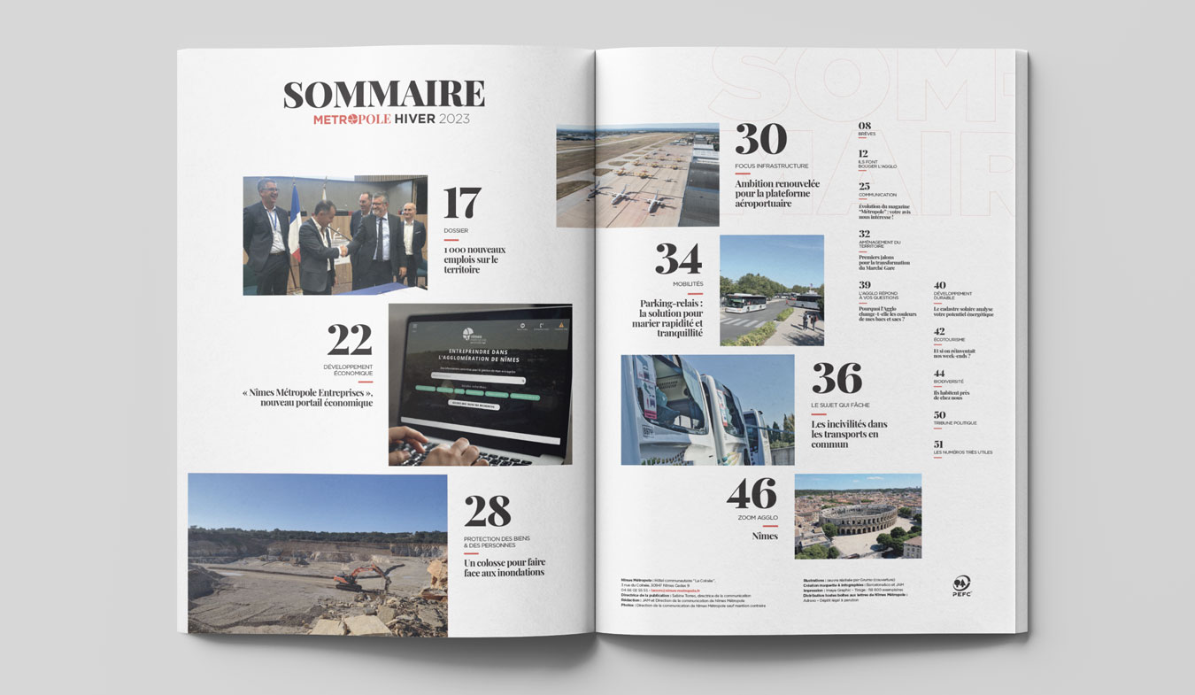 magazine Nîmes métropole 4 - Agence de communication Nîmes