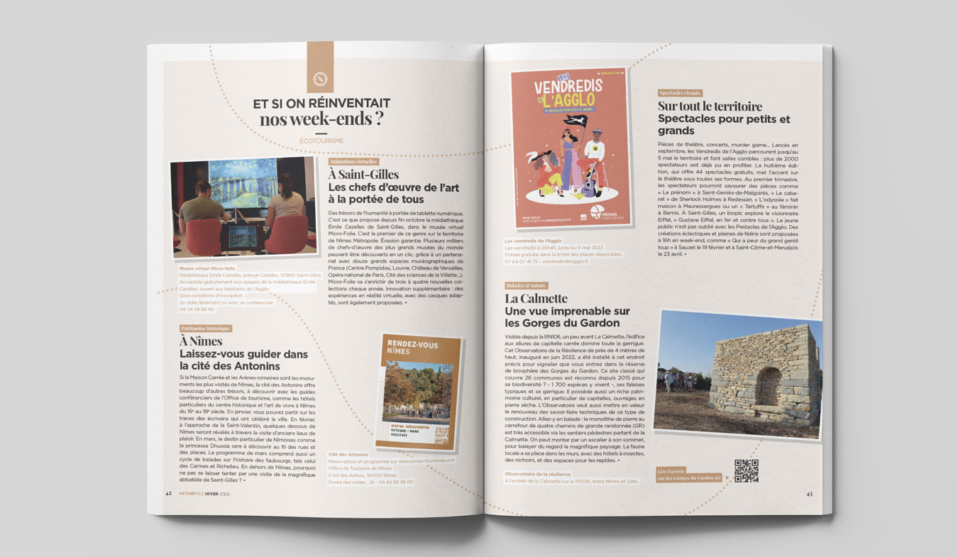 magazine Nîmes métropole 8 - Agence de communication Nîmes
