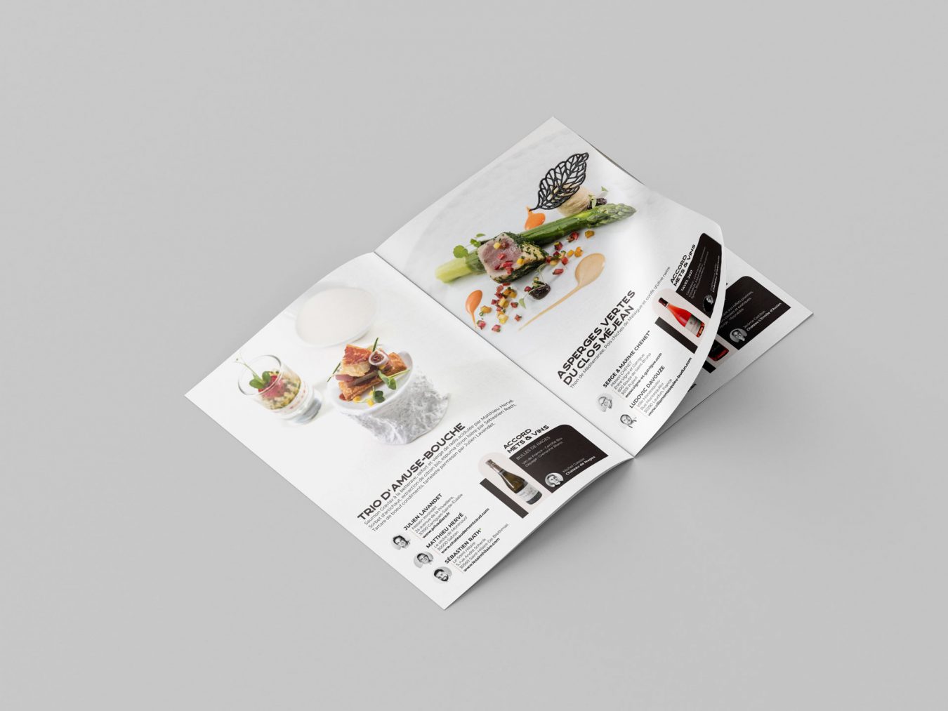 Brochure VIA GUSTO, agence de communication Nîmes