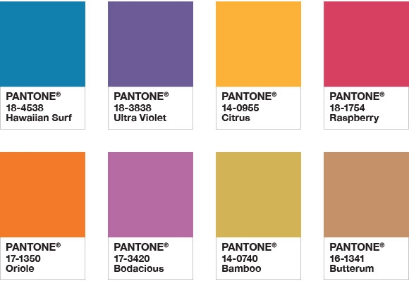 pantone color of the year 2018 palette attitude